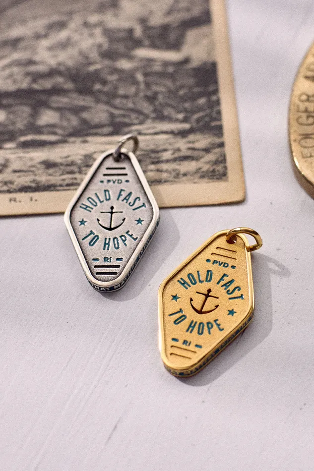 Air Anchor Charm Necklaces Hold Fast to Hope Vintage Keychain Charm