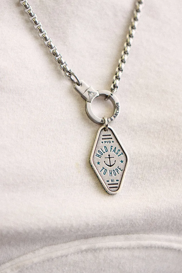 Air Anchor Charm Necklaces Hold Fast to Hope Vintage Keychain Charm