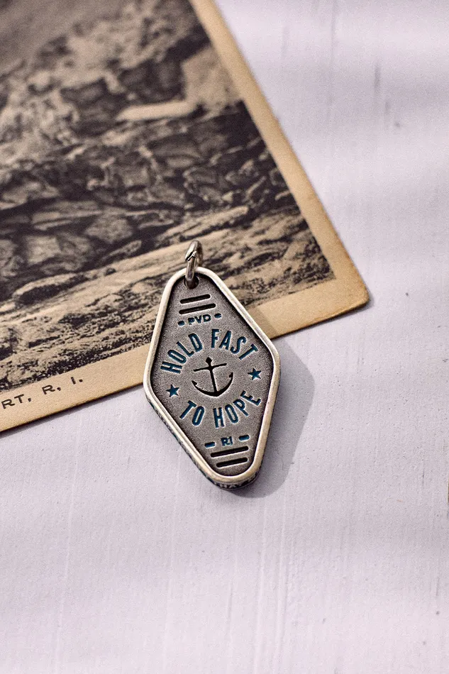 Air Anchor Charm Necklaces Hold Fast to Hope Vintage Keychain Charm
