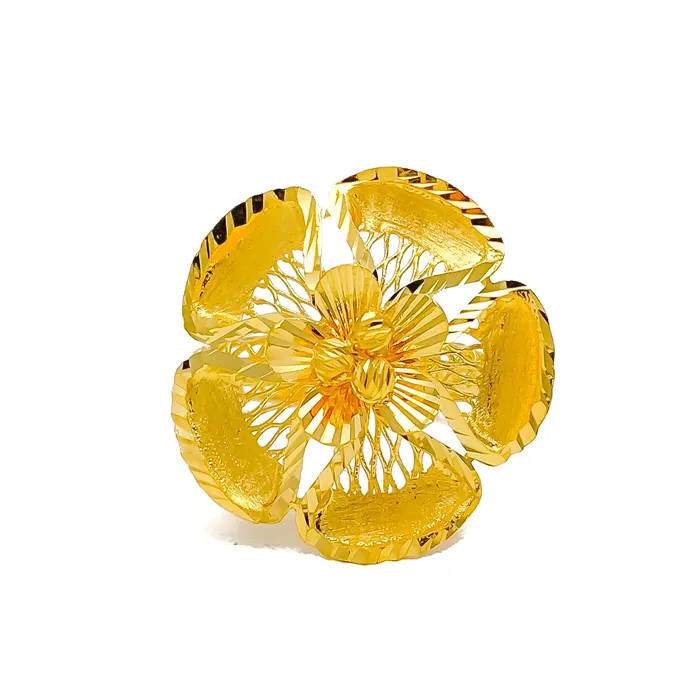 Andaaz Jewelers Rings Palatial Refined 22k Gold Ring