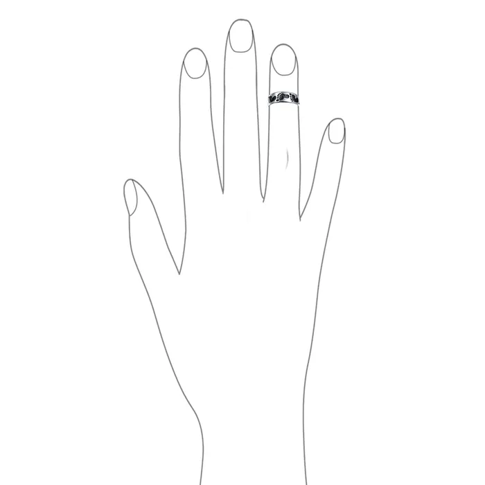 BlingJewelry Wholesale Nautical Beach Sand Footprints Sterling Silver Toe Ring Midi Band Rings