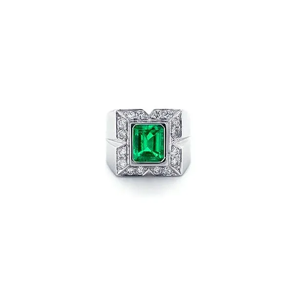 CH Collection Rings Emerald Diamond Ring