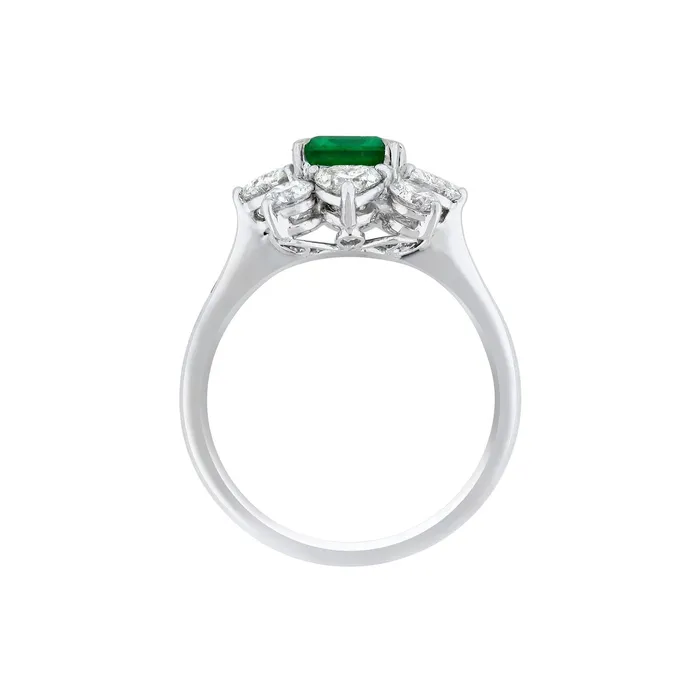CH Collection Rings Emerald Diamond Ring