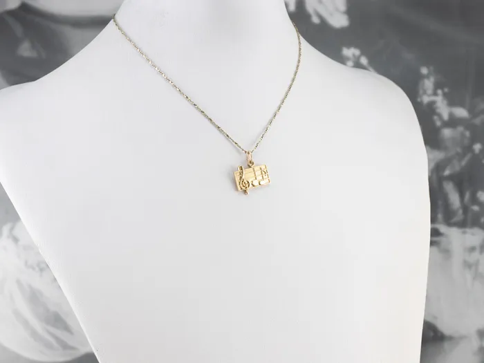 Market Square Jewelers Charm Necklaces Gold Music Note Charm Pendant Market Square Jewelers Charm Necklaces Gold Music Note Charm Pendant