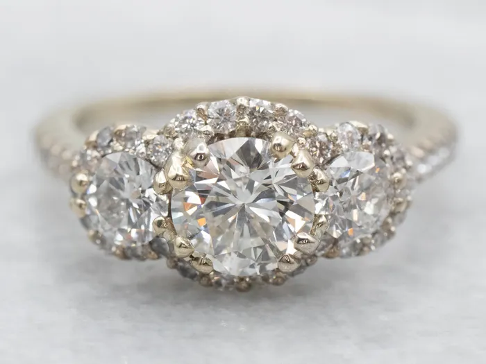 Market Square Jewelers Rings Modern Diamond Engagement Ring with Diamond Halo Market Square Jewelers Rings Modern Diamond Engagement Ring with Diamond Halo