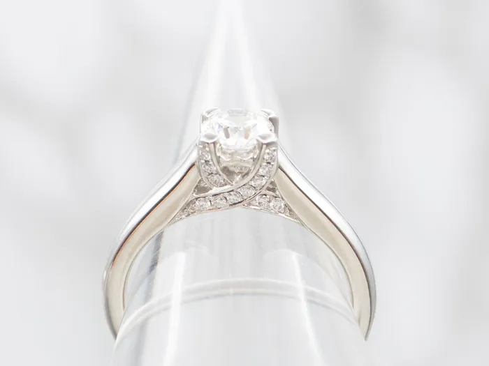 Market Square Jewelers Rings Platinum GIA Certified Diamond Engagement Ring
