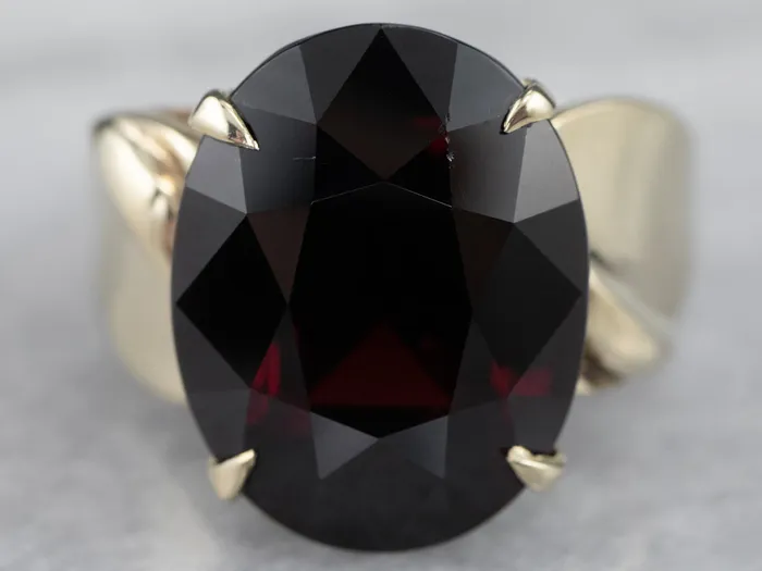 Market Square Jewelers Rings Vintage Garnet Cocktail Ring