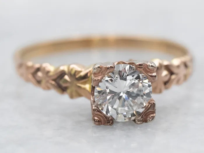 Market Square Jewelers Rings Vintage Gold Diamond Solitaire Engagement Ring Market Square Jewelers Rings Vintage Gold Diamond Solitaire Engagement Ring