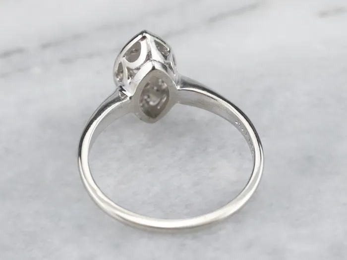 Marquise Diamond Cluster Ring MSJ Office Rings Marquise Diamond Cluster Ring MSJ Office Rings