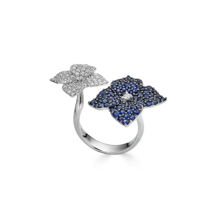 Piranesi Fiore Double Flower Ring Piranesi Rings