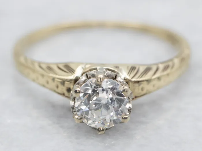 Rings Antique European Cut Diamond Solitaire Engagement Ring Market Square Jewelers Rings Antique European Cut Diamond Solitaire Engagement Ring Market Square Jewelers