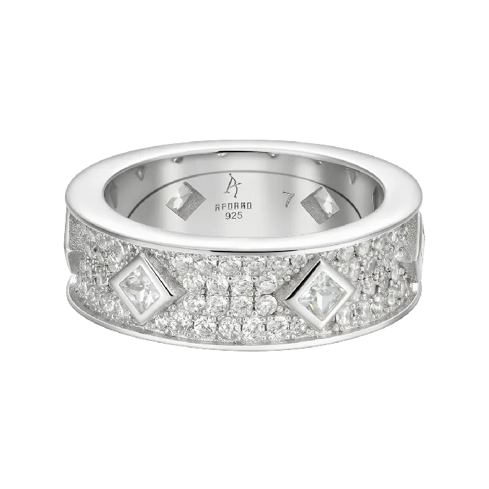 Rings aporro Edgy Square Band Ring