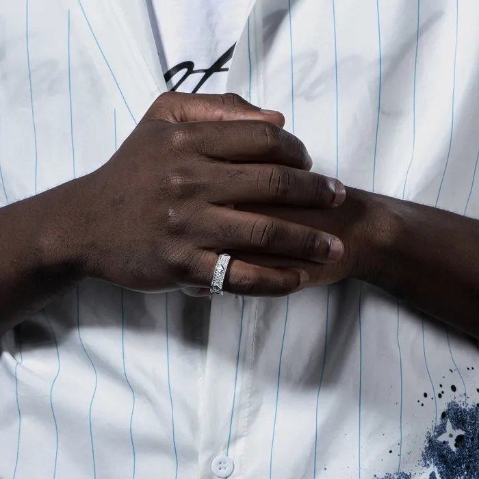 Rings aporro Edgy Square Band Ring