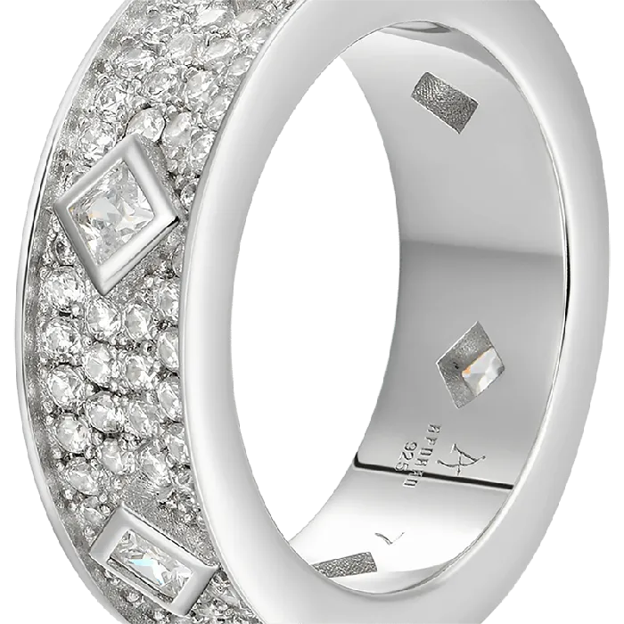 Rings aporro Edgy Square Band Ring
