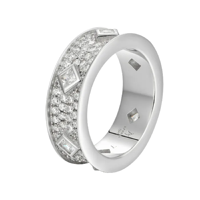 Rings aporro Edgy Square Band Ring