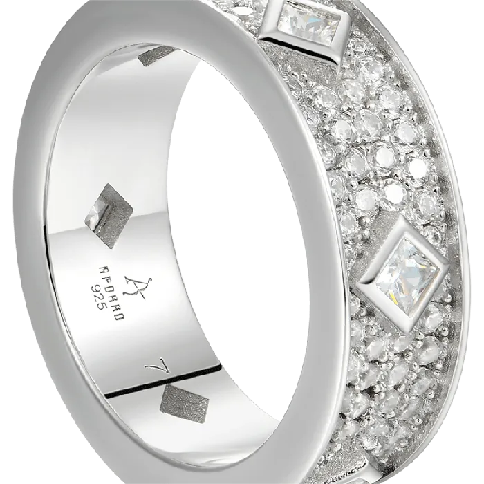 Rings aporro Edgy Square Band Ring