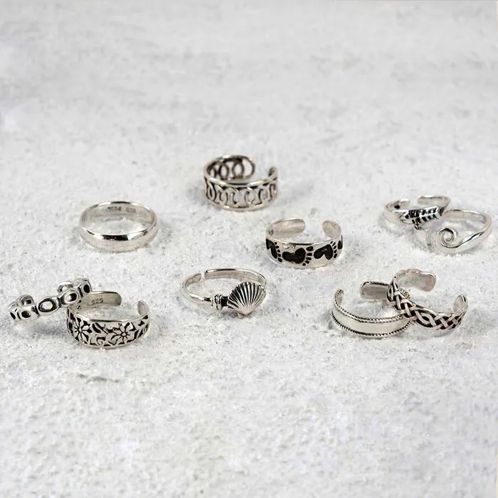 Rings BlingJewelry Wholesale Celtic Trinity Knot Toe Ring Oxidized Sterling Silver Pinky Midi Design Rings BlingJewelry Wholesale Celtic Trinity Knot Toe Ring Oxidized Sterling Silver Pinky Midi Design