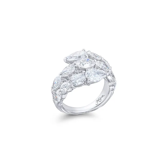 Rings JB Star JB Star Platinum Diamond Ring