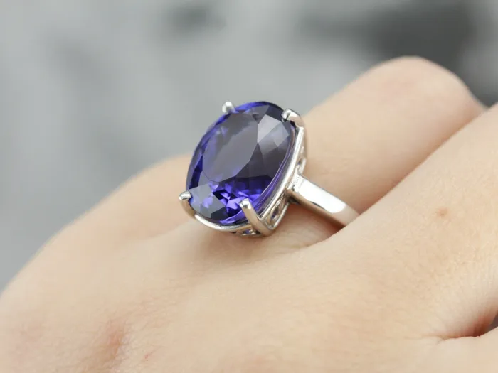 Rings Market Square Jewelers Tanzanite and Platinum Cocktail Ring Rings Market Square Jewelers Tanzanite and Platinum Cocktail Ring