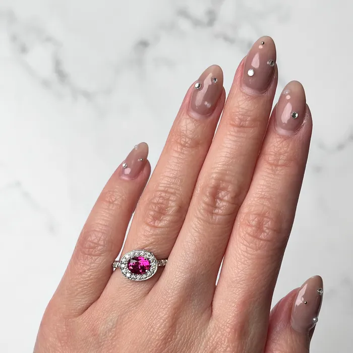 Spinel Diamond Ring CH Collection Rings