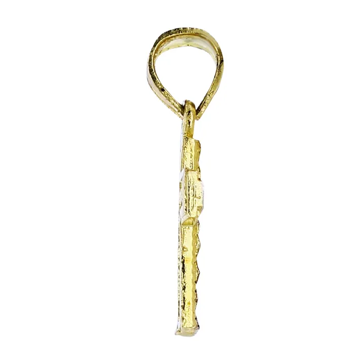 Necklaces DecadenceJewelry 14K Gold Yellow White DC Cross Pendant